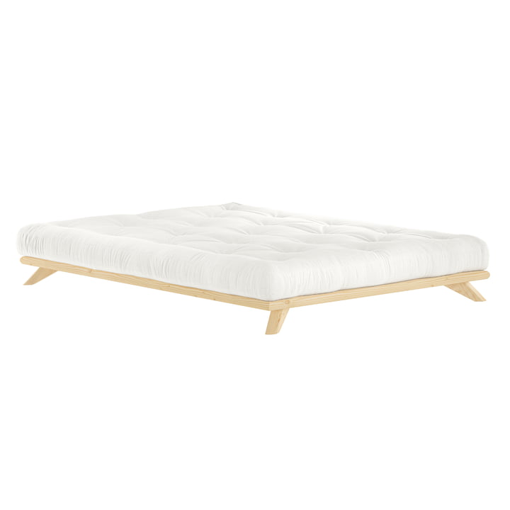 Senza Bed 160 x 200 cm from Karup Design in natural pine