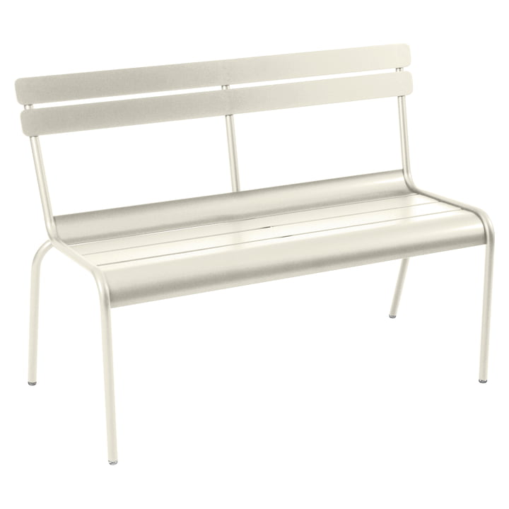 Luxembourg Bench, stackable, clay gray from Fermob
