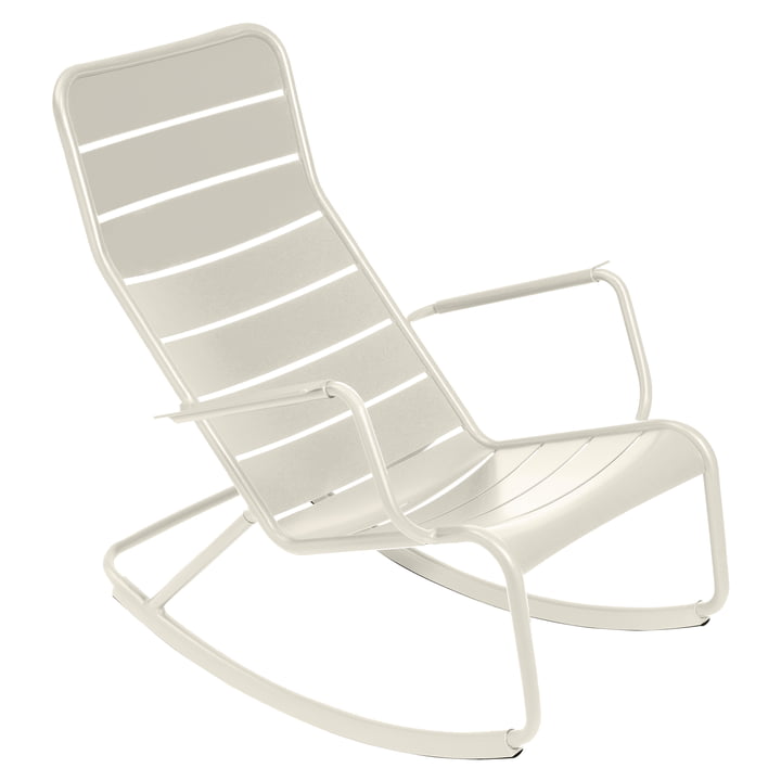 Luxembourg Rocking chair, clay grey by Fermob