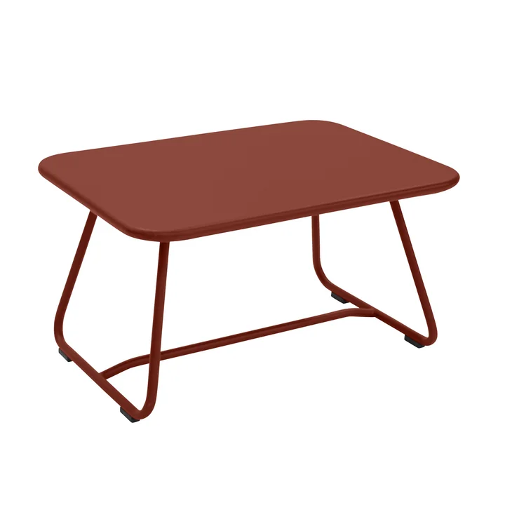Sixties Low table, ochre red by Fermob