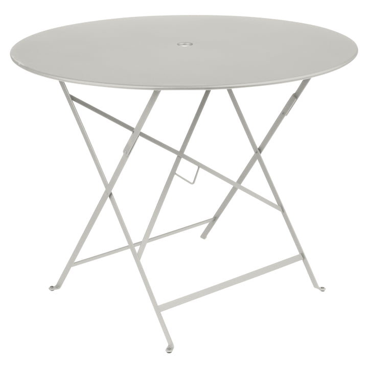 Bistro Folding table, round, Ø 96 cm, clay grey from Fermob