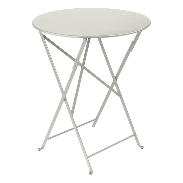 Bistro Folding table Ø 60 cm, clay gray by Fermob