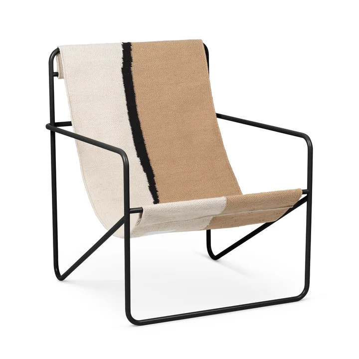 Desert Chair, black / soil by Ferm Living