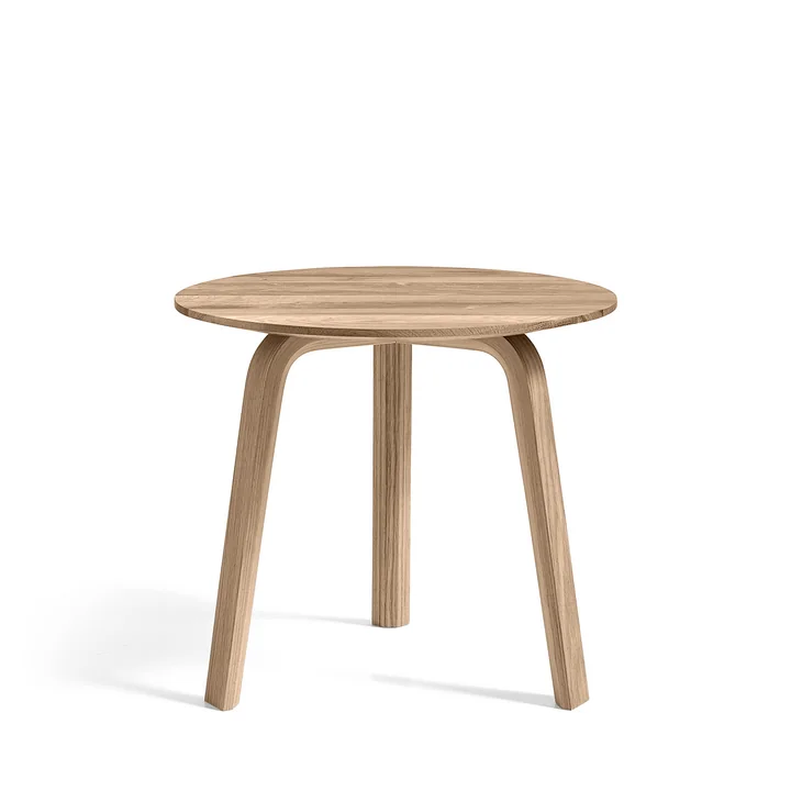 Bella Side table Ø 45 cm / H 39 cm, matt lacquered oak from HAY