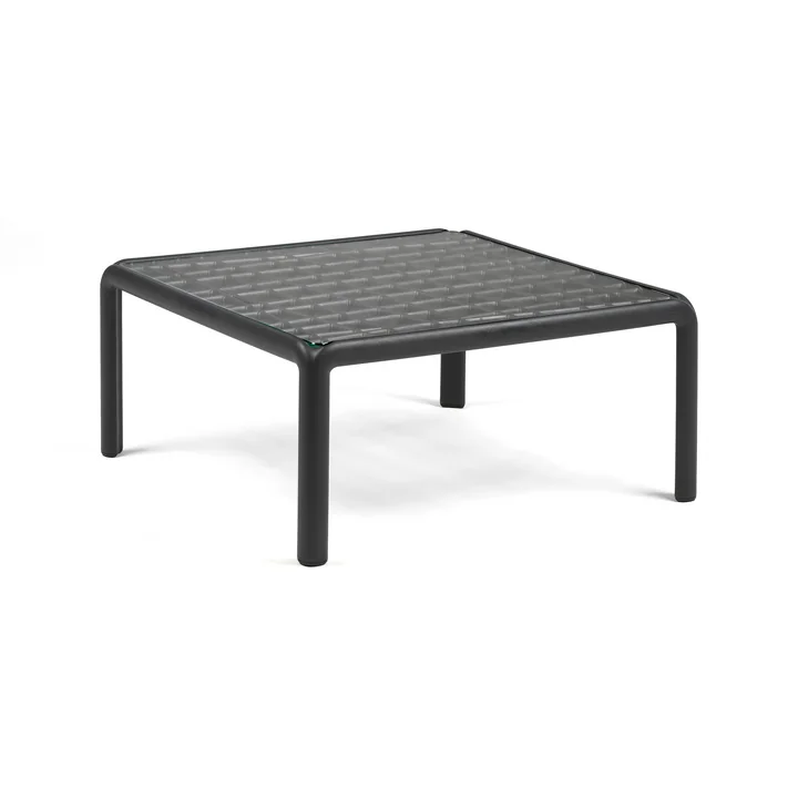 Komodo Garden table 70 x 70 cm, glass / anthracite from Nardi