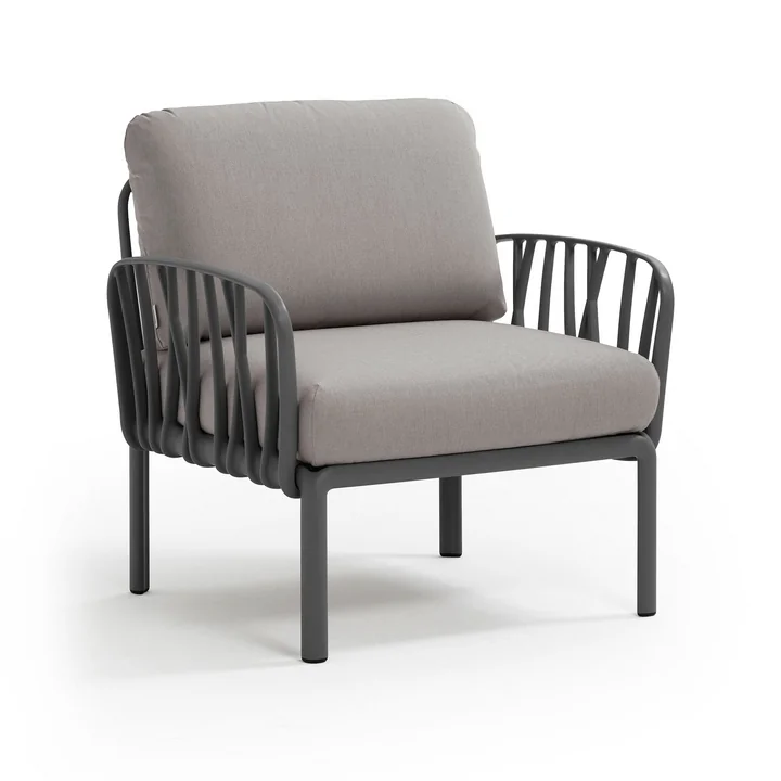 Komodo Poltrona Armchair, anthracite / gray from Nardi