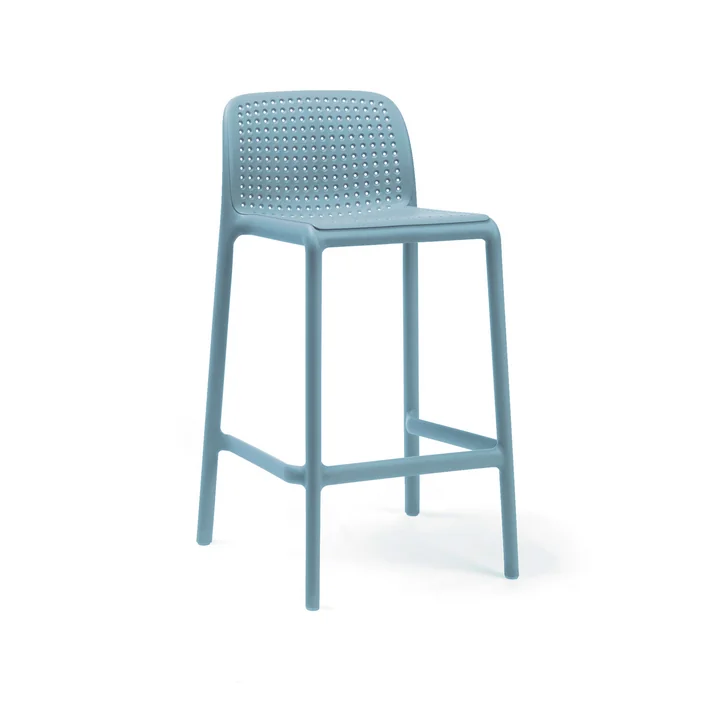 Lido Mini bar chair, celeste from Nardi