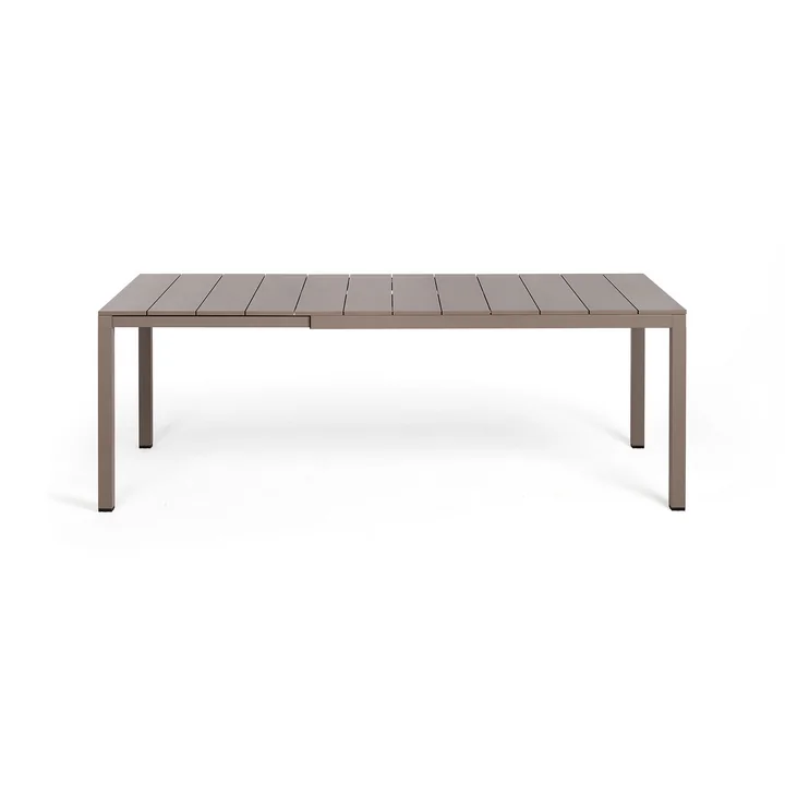 Rio Alu Extending table 140, tortora from Nardi