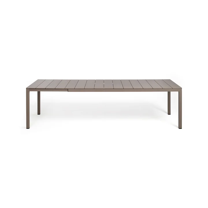 Rio Alu Extending table 210, tortora from Nardi