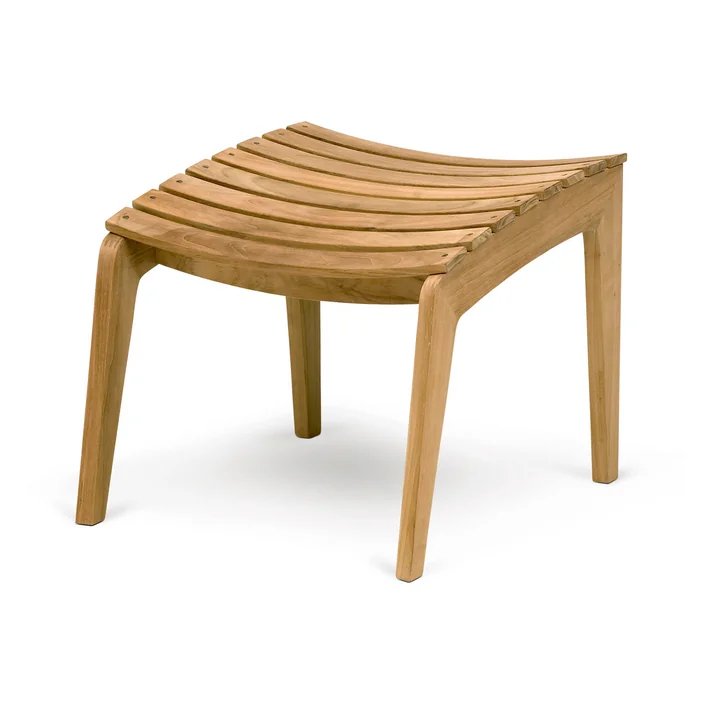 Regatta Lounge Stool, teak from Skagerak