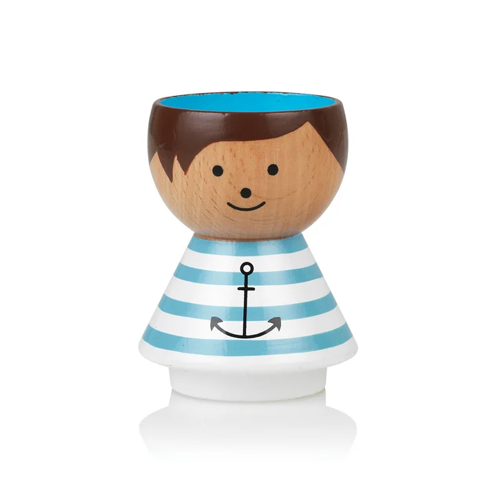 Bordfolk Egg cup boy sailor from Lucie Kaas