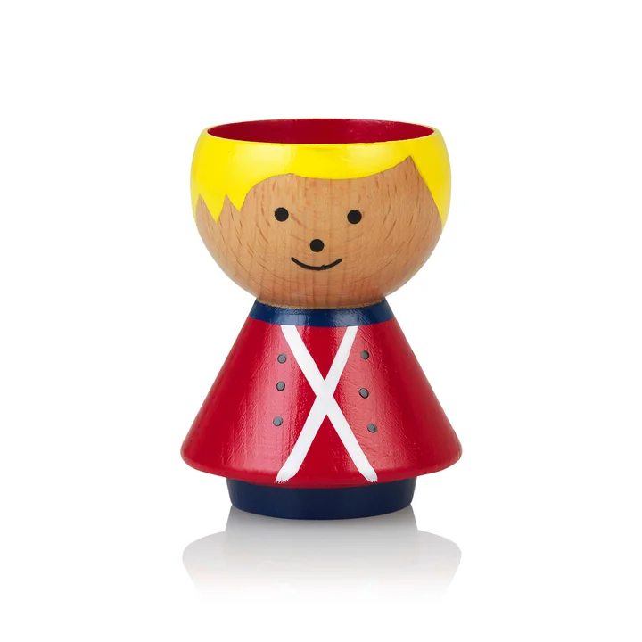 Bordfolk Egg cup boy guard by Lucie Kaas