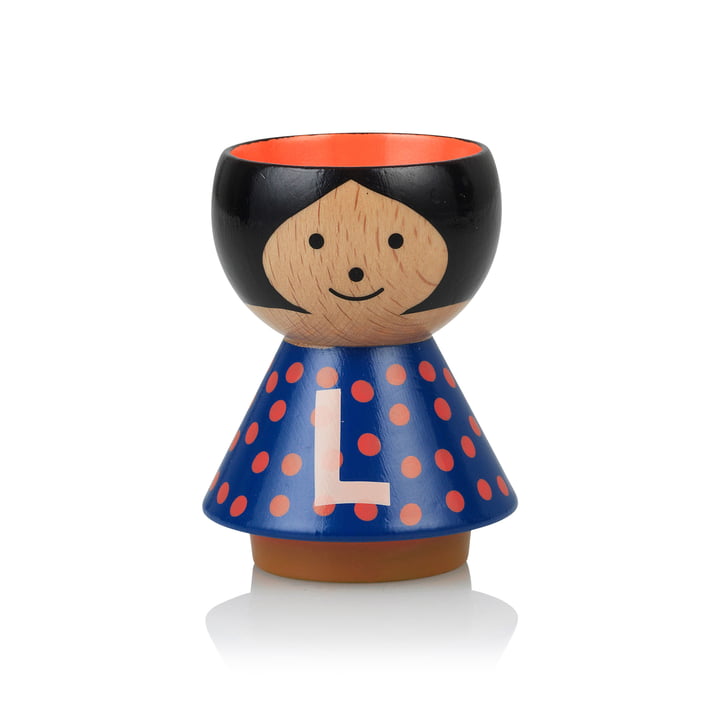 Bordfolk eggcup girl L from Lucie Kaas
