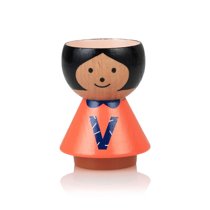 Bordfolk eggcup girl W from Lucie Kaas