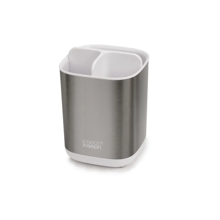 EasyStore Steel toothbrush holder, white from Joseph Joseph