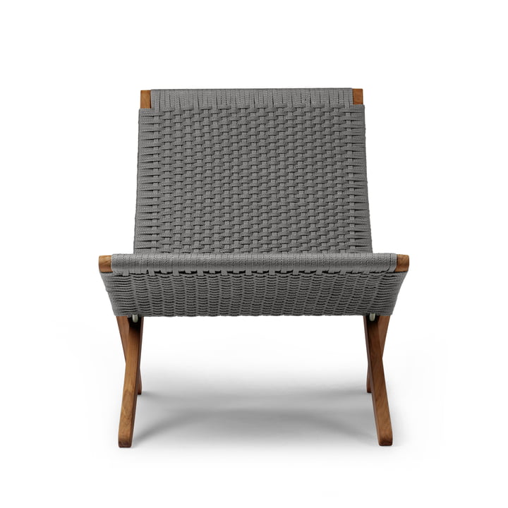 MG501 Cuba Chair Outdoor from Carl Hansen in teak oiled / anthracite