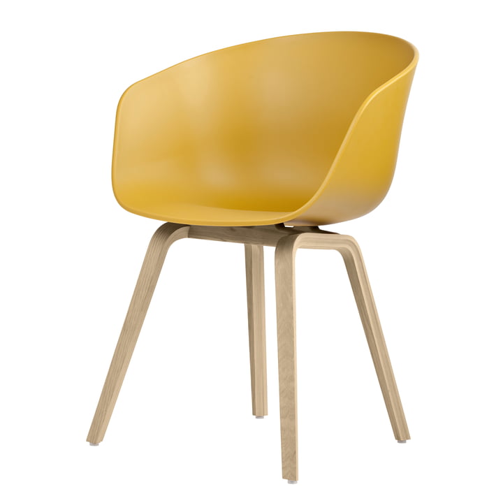 About A Chair AAC 22 from Hay in oak matt lacquered / mustard