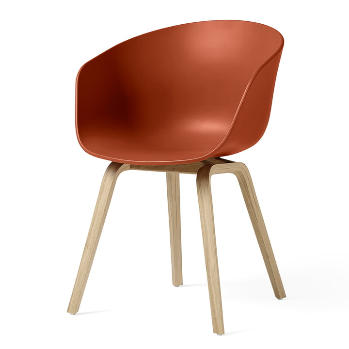 About A Chair AAC 22 from Hay in oak matt lacquered / orange