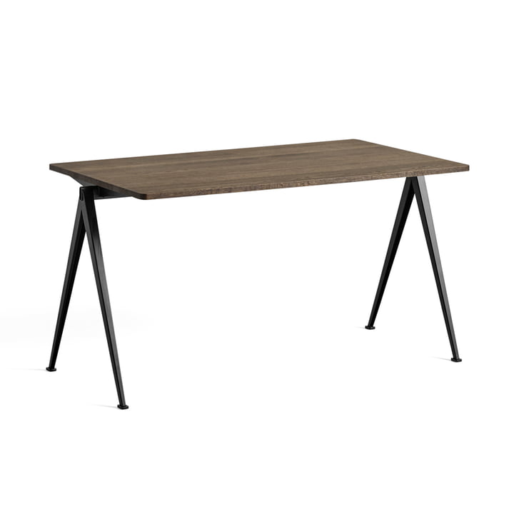 Pyramid Table 01 140 x 75 cm from Hay smoked in oak / black