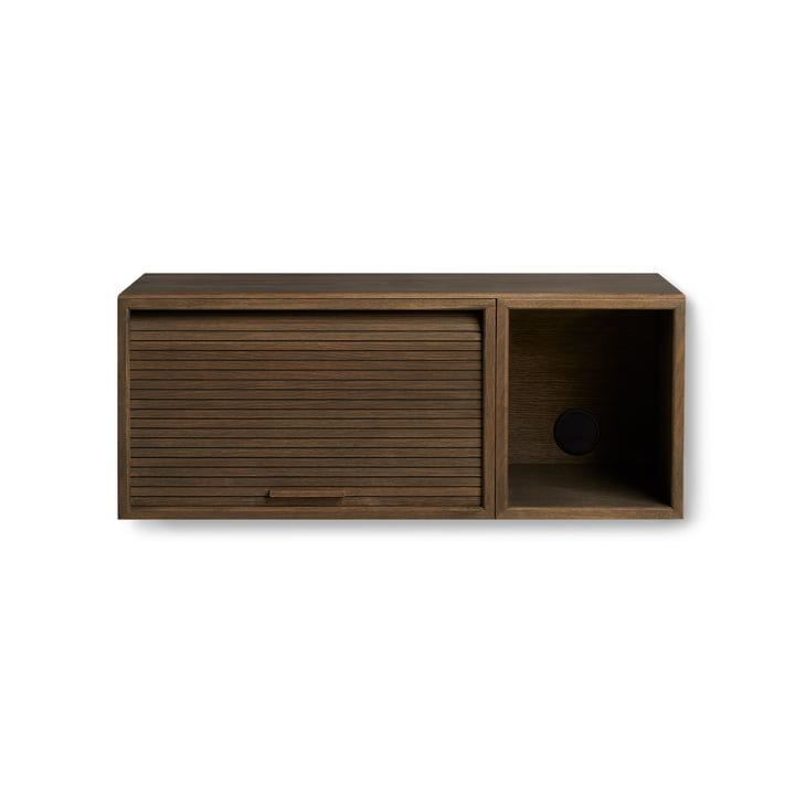 Hifive Slim 75 Wall cabinet of Northern smoked in oak
