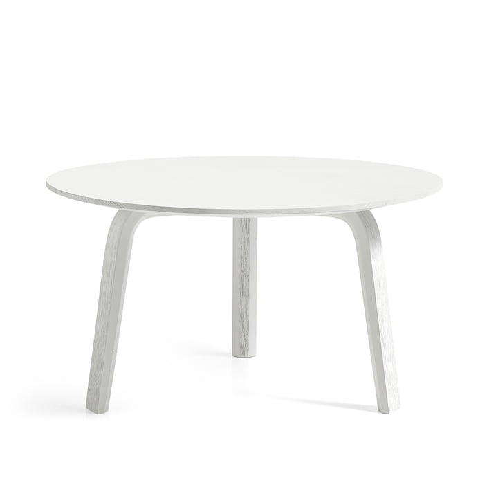 Bella Coffee table Ø 60 cm / H 32 cm from Hay in oak stained white