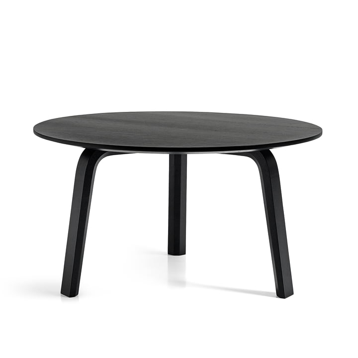 Bella Coffee table Ø 60 cm / H 32 cm from Hay in black stained oak