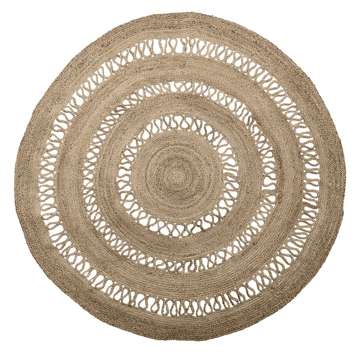 Bloomingville - natural fibre carpet Ø 182 cm, jute