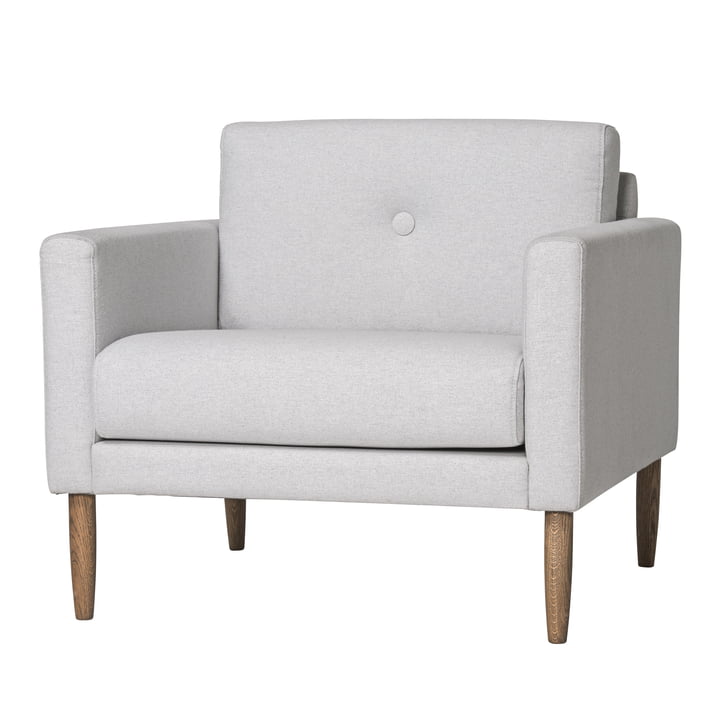 Calm armchair from Bloomingville in light grey