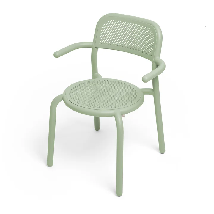 The Toní armchair from Fatboy in the color mist green