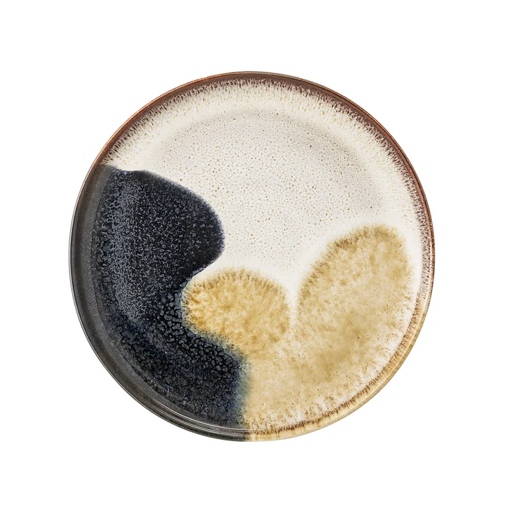 Jules plate, Ø 22 cm, multi-coloured by Bloomingville