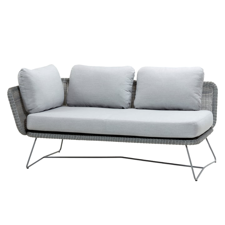 Horizon Module sofa 2-seater right, light grey from Cane-line