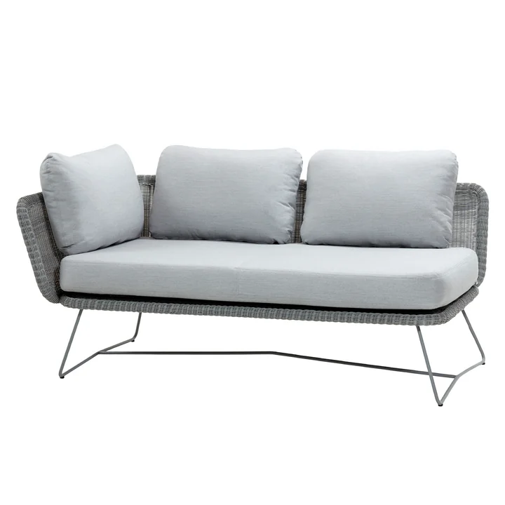 Horizon Module sofa 2-seater right, light grey from Cane-line