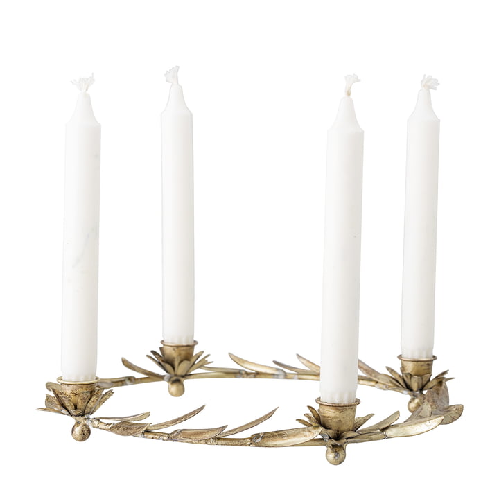 Advent candle holder from Bloomingville in brass