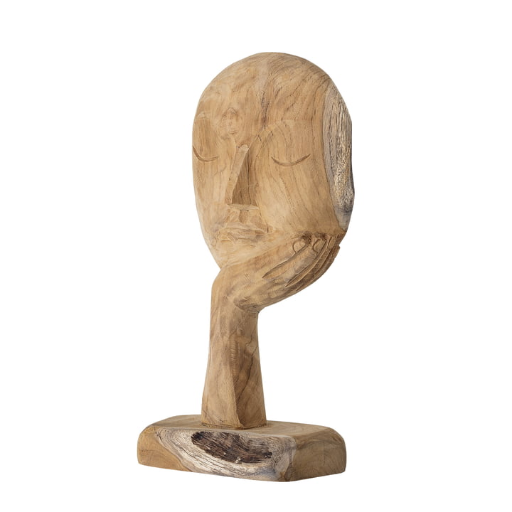 head sculpture abstract H 35 cm from Bloomingville recycled wood
