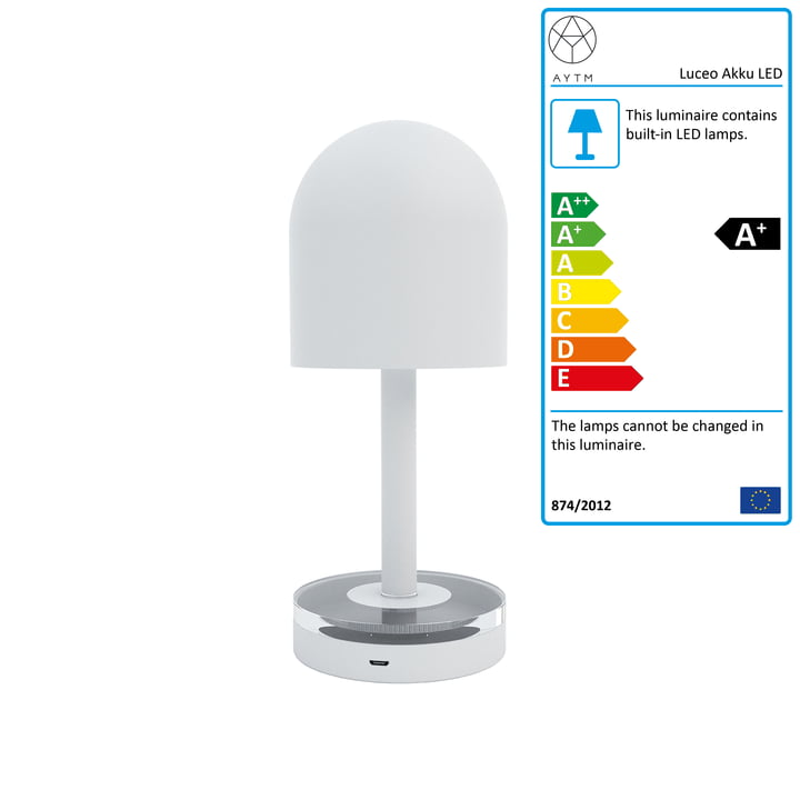 Aytm Luceo Battery Led Table Lamp, Battery Operated Table Lamps Ikea