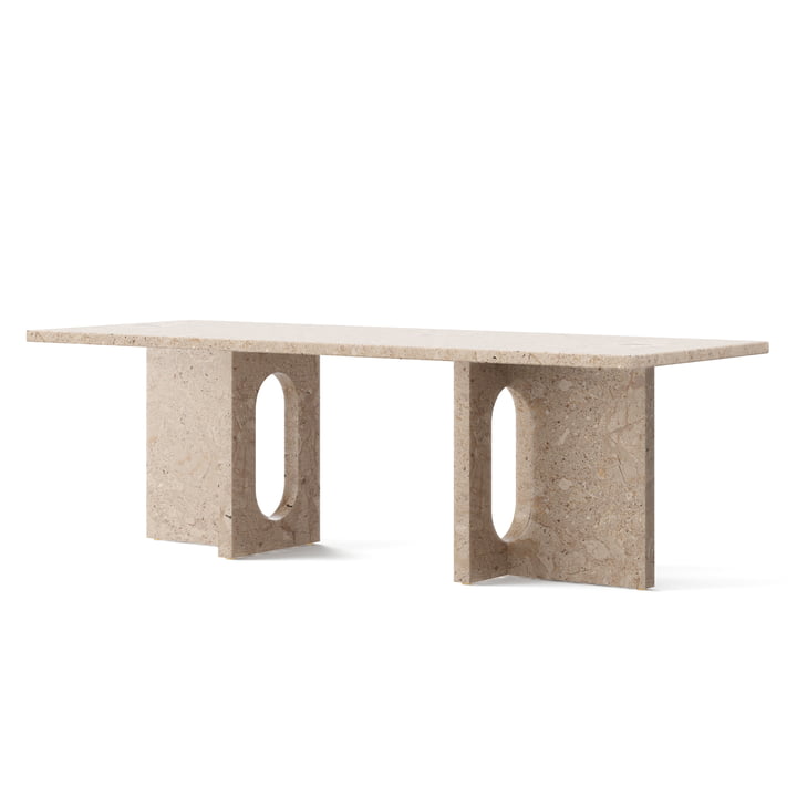 Androgynous Lounge Table, 120 x 45 cm, sand from Menu