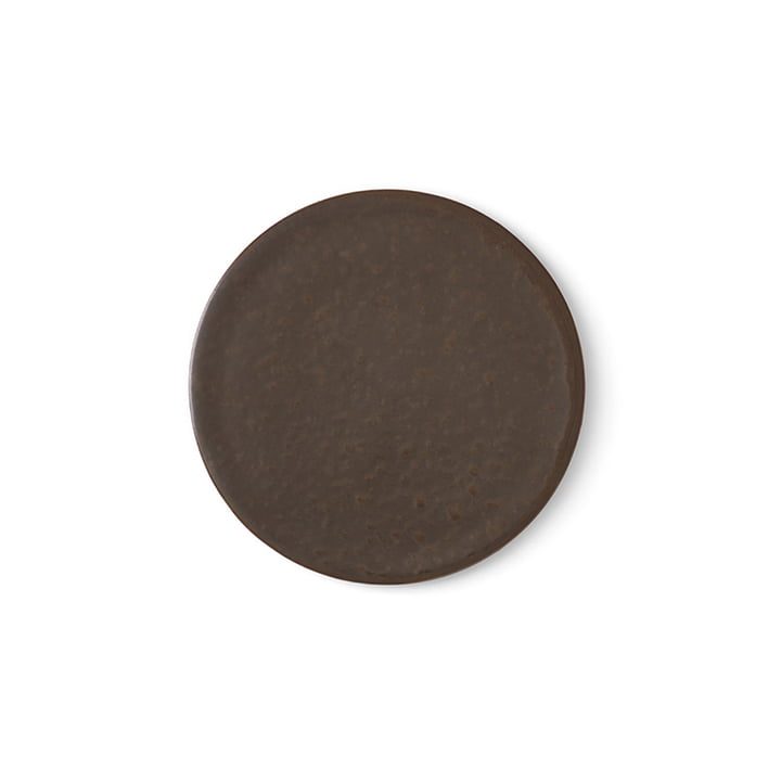 Menu - New Norm plate / lid Ø 1 3. 5 cm, dark glazed