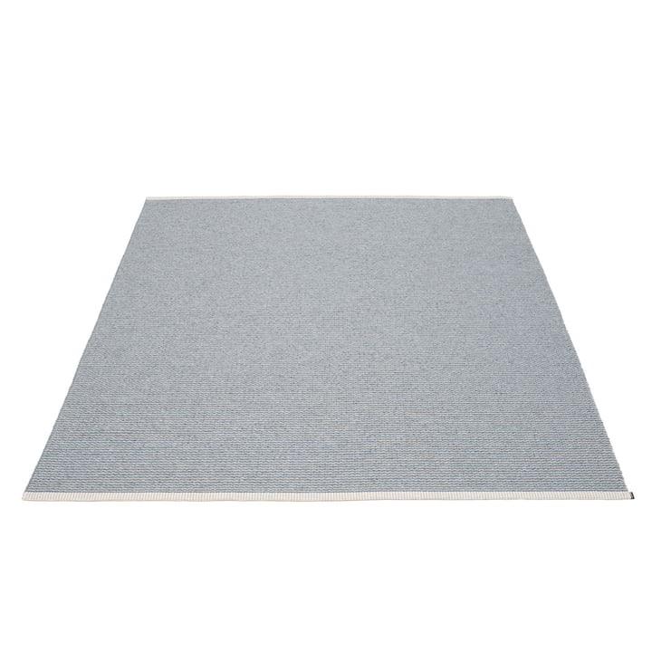 Mono carpet 180 x 220 cm from Pappelina in storm blue / light grey