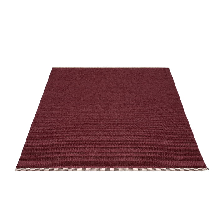 Mono carpet 140 x 200 cm from Pappelina in zinfandel / rose taupe