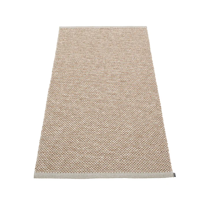 Effi carpet 85 x 160 cm from Pappelina in warm grey / brown / vanilla