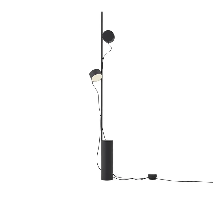 Post LED floor lamp from Muuto in black