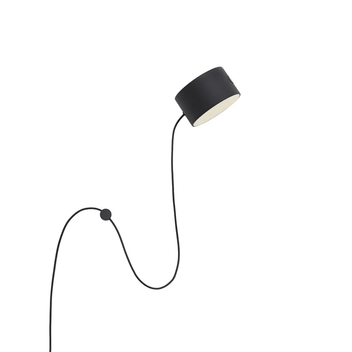 Post LED wall light from Muuto in black