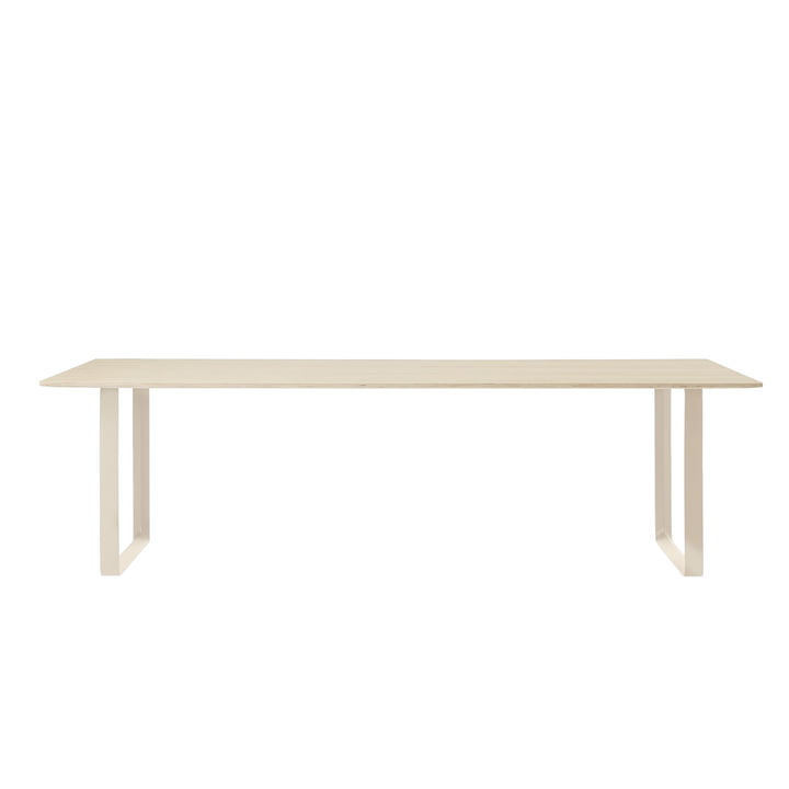 70/70 dining table 255 x 108 cm from Muuto in oak / sand