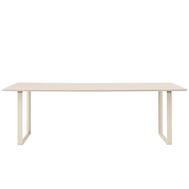 70/70 dining table 225 x 90 cm from Muuto in oak / sand