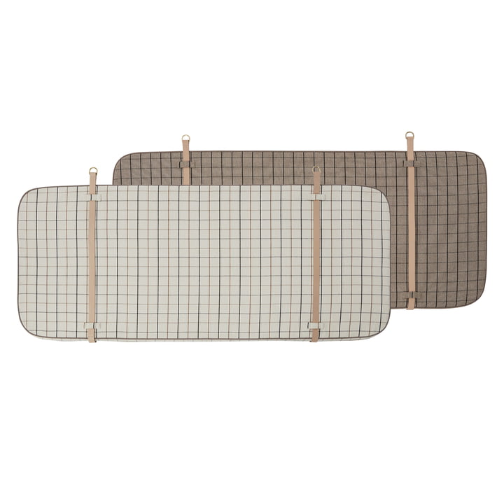 Grid bed headboard 180 cm from OYOY in beige