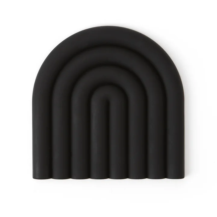 Rainbow Coaster, black from OYOY