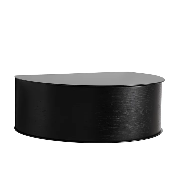 Wallie Wall shelf from Woud in black