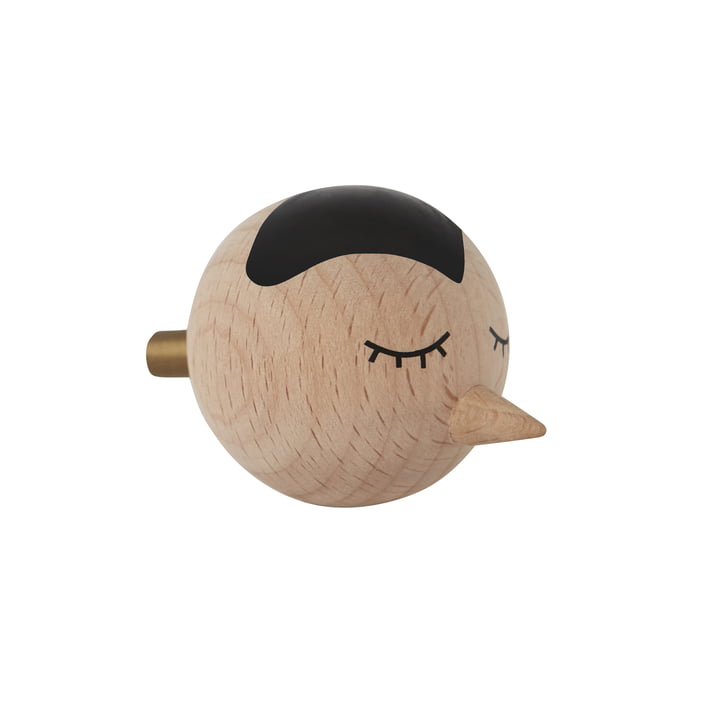 Mini Hook Children wall hook Penguin, natural from OYOY
