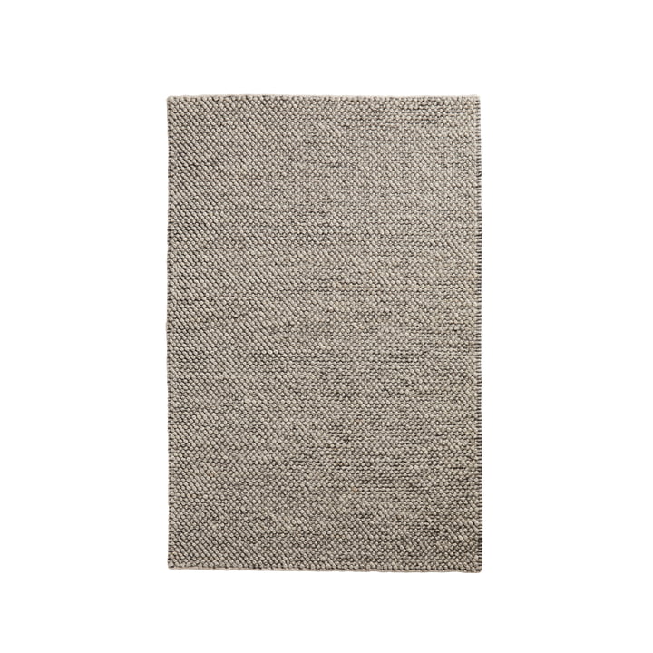 Tact carpet 90 x 140 cm from Woud in dark grey