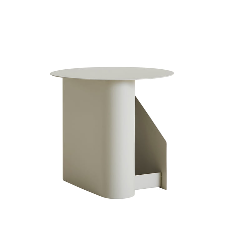Sentrum Side table Ø 40 x H 36 cm from Woud in warm grey